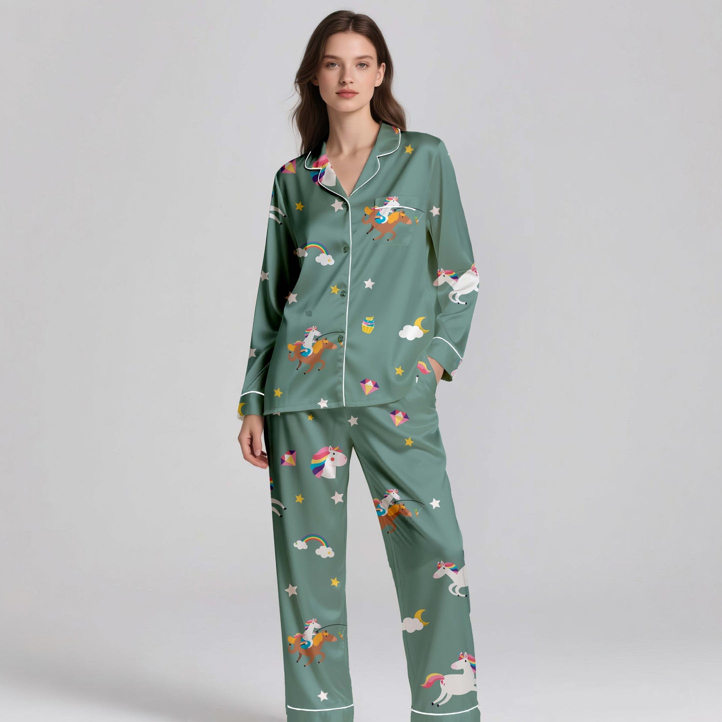 PJ-0006  - Soft Unic Silk Sleepwear