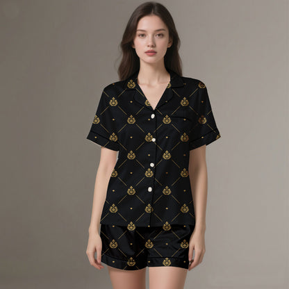 PJ-0005  - Soft Royal Silk Sleepwear