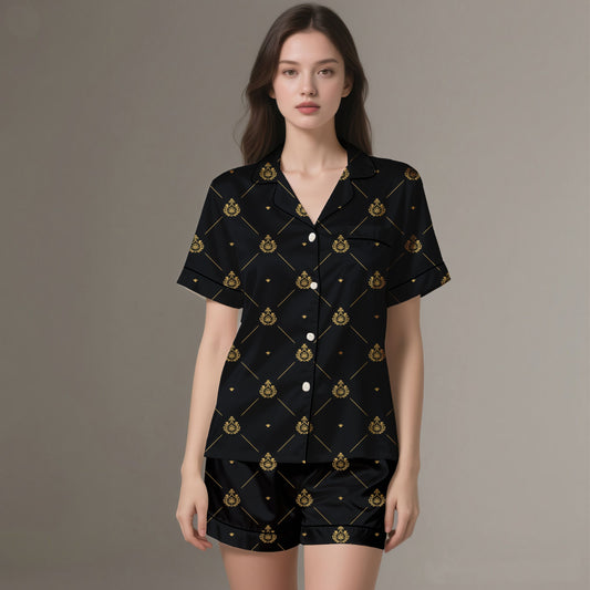 PJ-0005  - Soft Royal Silk Sleepwear