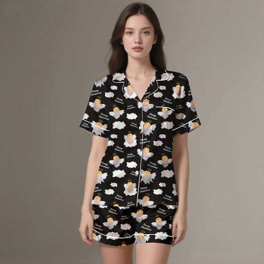 PJ-0002  - Soft Angle Silk Sleepwear