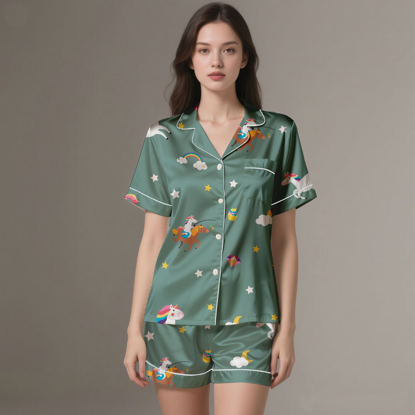 PJ-0006  - Soft Unic Silk Sleepwear