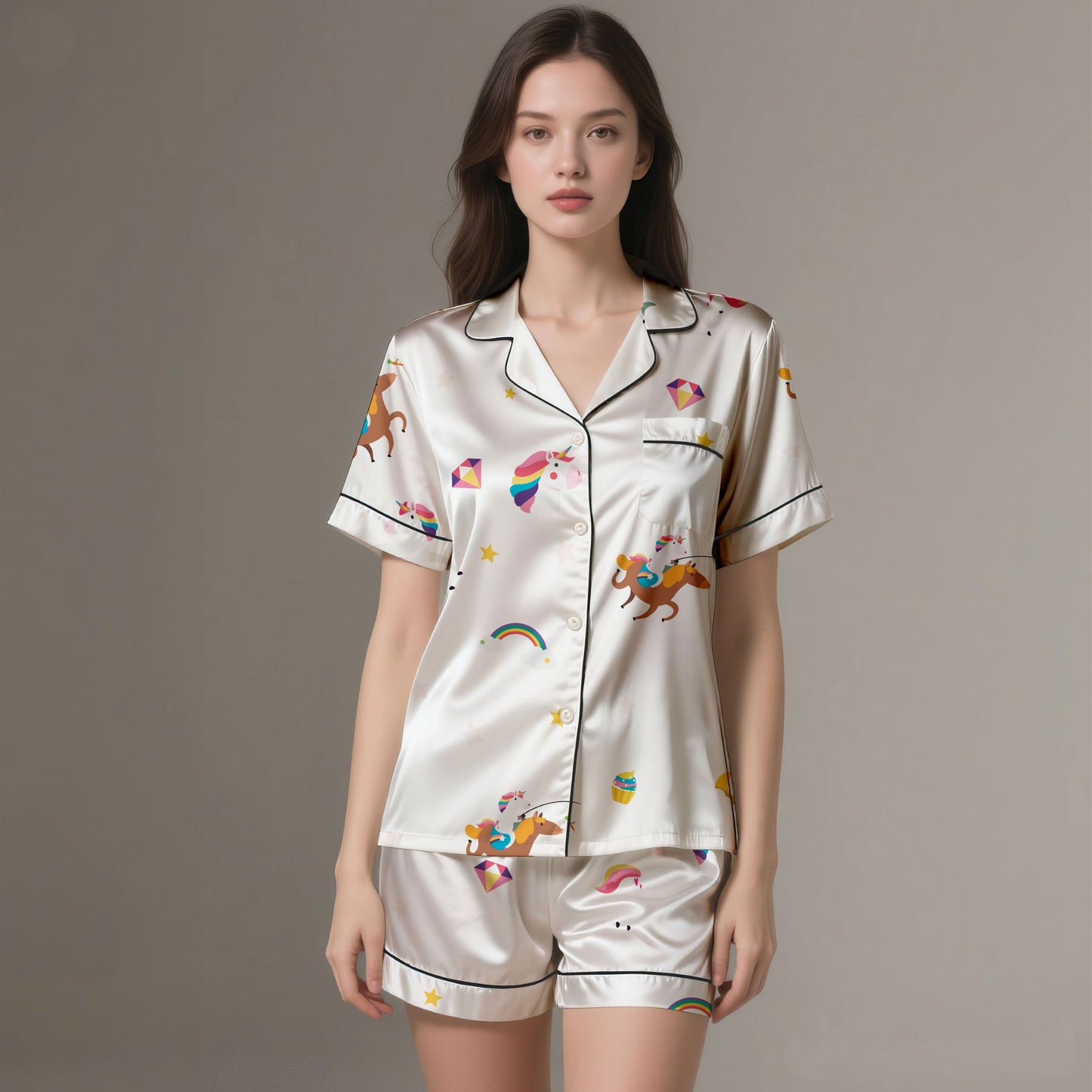 PJ-0006  - Soft Unic Silk Sleepwear