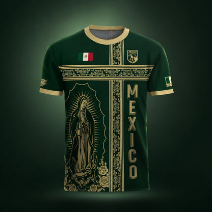 SJ-341-Mexican Culture Graphic Football Set, Vintage Aztec Eagle Pattern Team Jerseys FREE SHIPPING