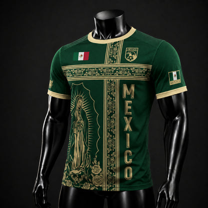 SJ-341-Mexican Culture Graphic Football Set, Vintage Aztec Eagle Pattern Team Jerseys FREE SHIPPING