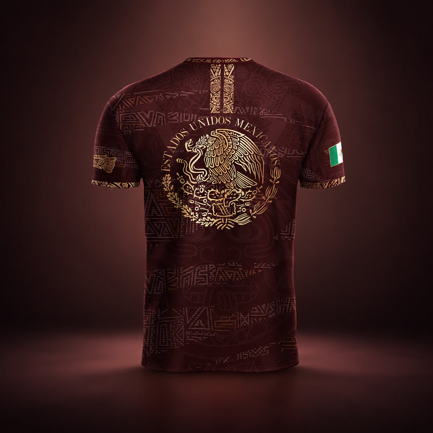 SJ-344-Adult/Youth Mexico Aztec Eagle Soccer Jersey Set, Matching Shorts Graphic Football Sportswear Outfit FREE SHIPPING