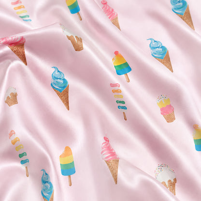 PJ-381-Rose Poly Sorbet Pajama Apparel, Sweet Treat Printed Loungewear Sleepwear Collection Attire