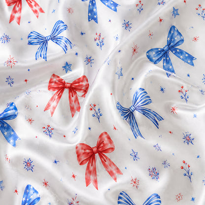 PJ-396-Creamy Poly Coquette Pajama Apparel, Sweet Stripe Printed Short Sleeve Loungewear Sleepwear Collection Attire