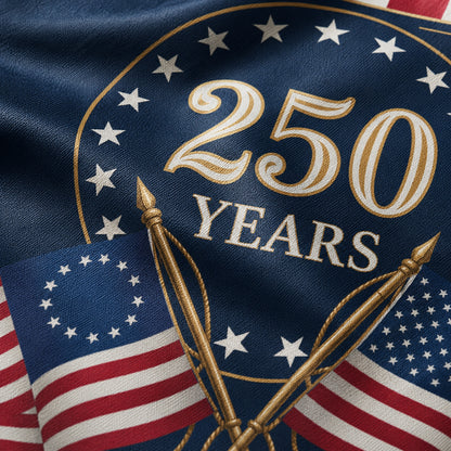 FL-279-250 Years American Semiquincentennial Patriotic Garden House Flag Combo, 1776-2026 United States Celebration Banner FREE SHIPPING
