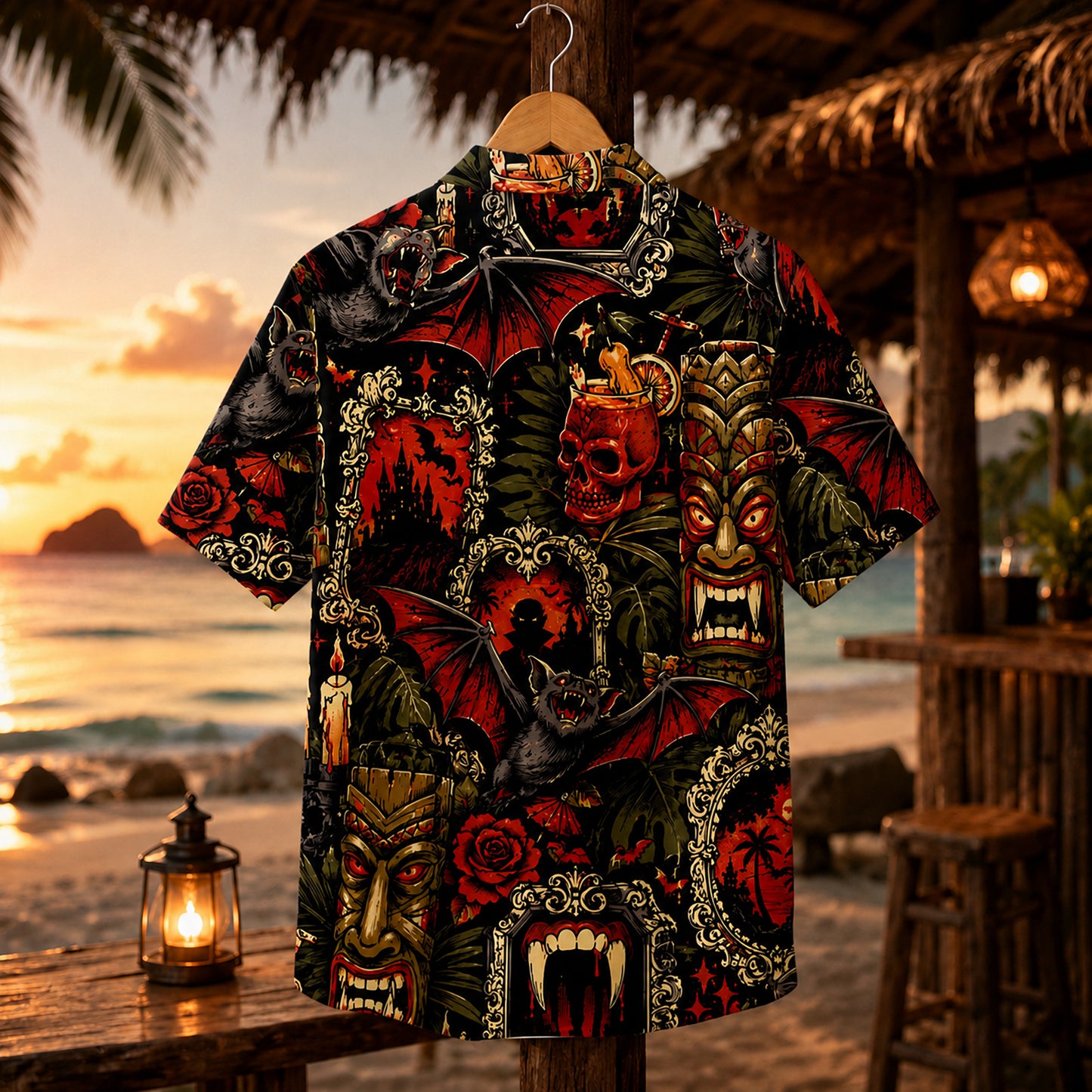 HW-638-Striking Boutique Sleepwear Emphasizing Ethereal Witchcraft Art And Immaculate Minimalist Aesthetics