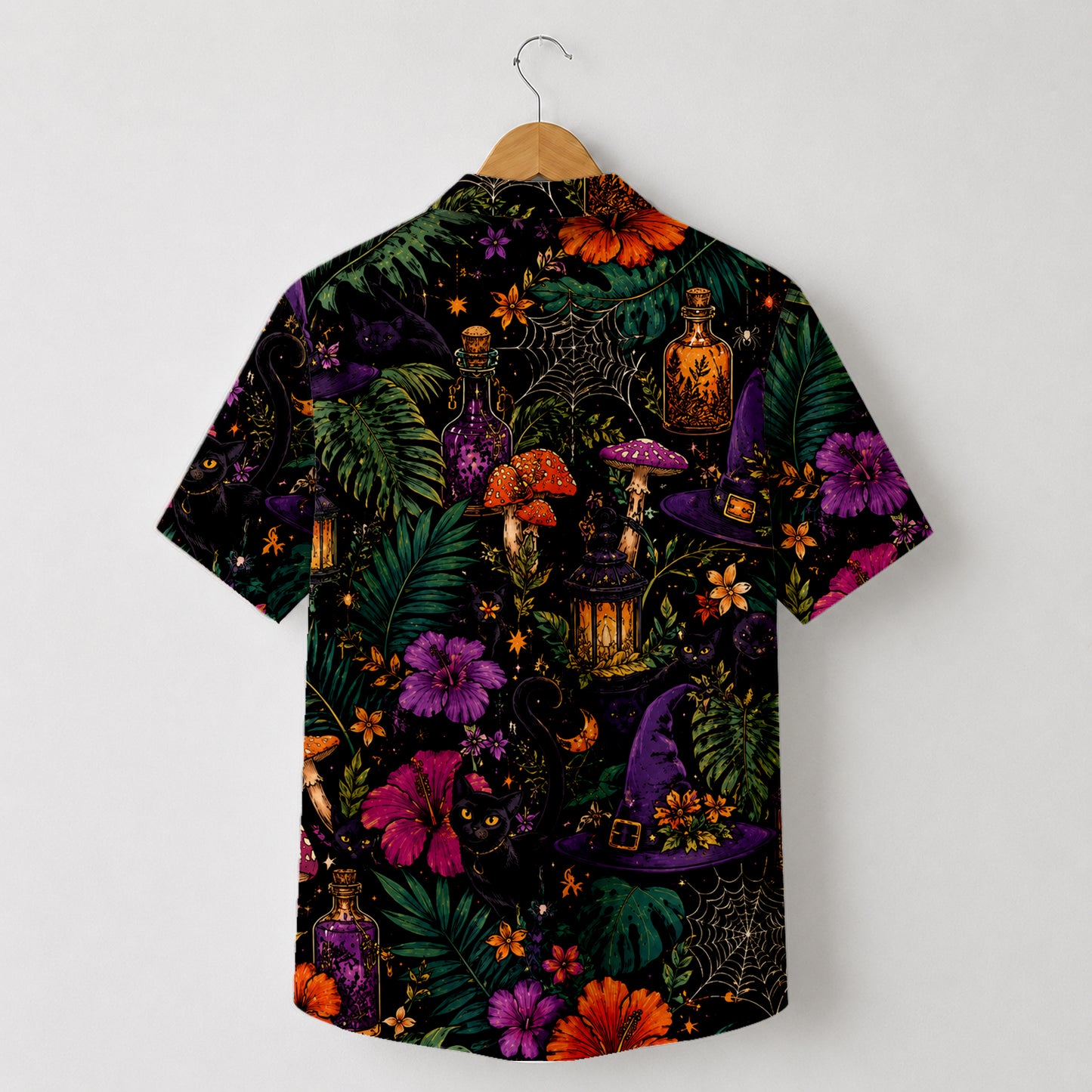HW-640-Exquisite Minimalist Lounge Pajamas Boasting Hypnotic Haunted Illustrations And Extraordinary Refinement