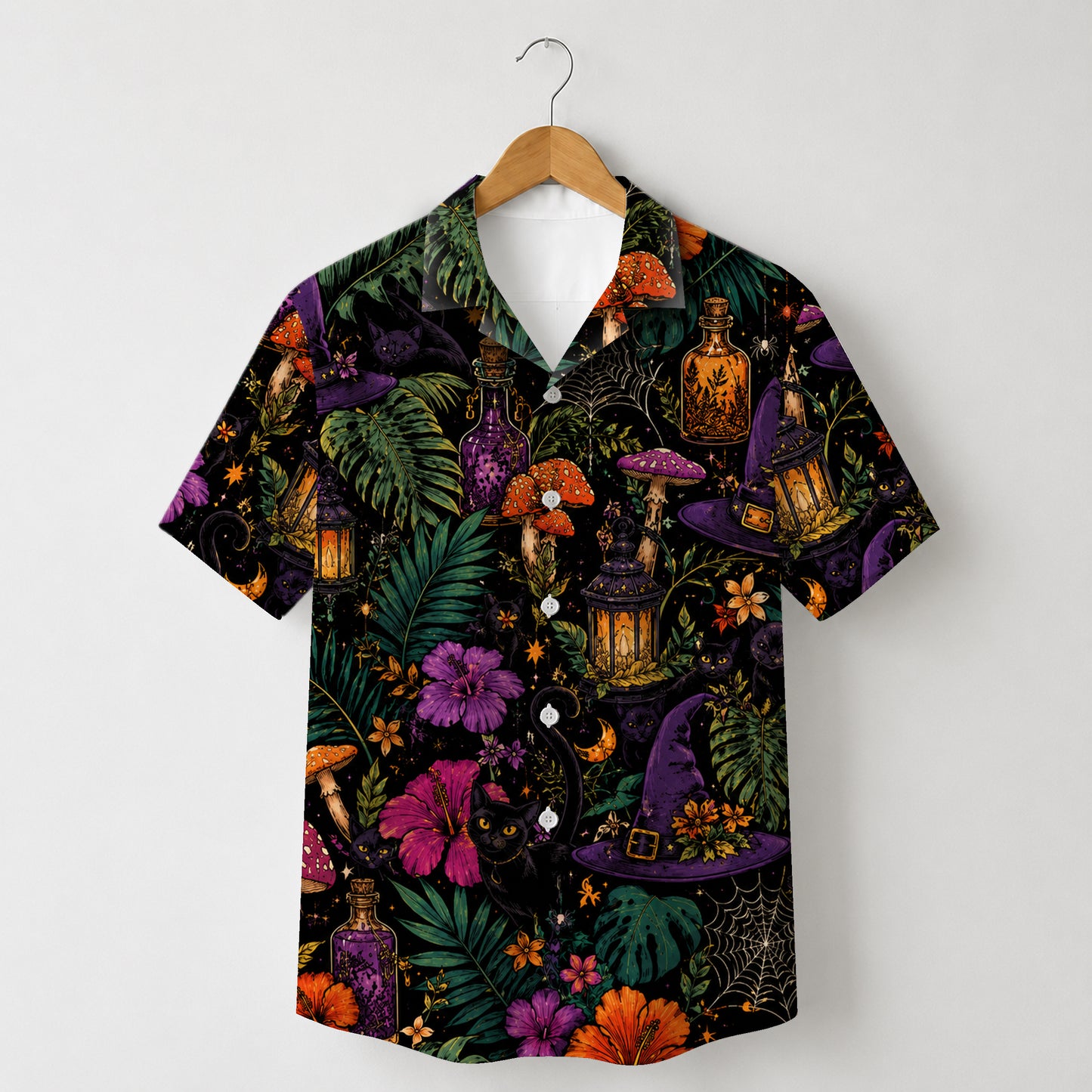HW-640-Exquisite Minimalist Lounge Pajamas Boasting Hypnotic Haunted Illustrations And Extraordinary Refinement