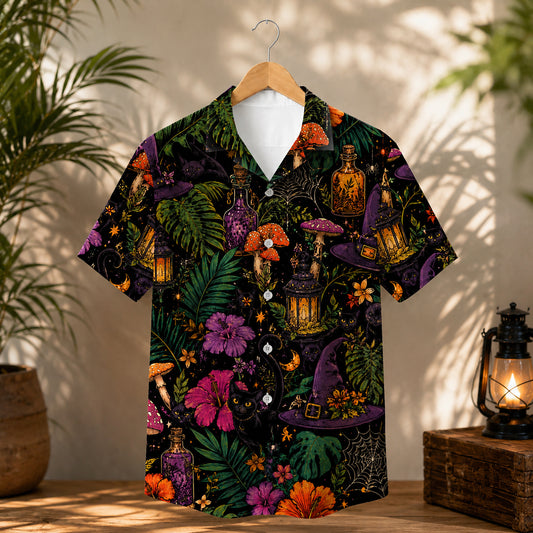 HW-640-Exquisite Minimalist Lounge Pajamas Boasting Hypnotic Haunted Illustrations And Extraordinary Refinement