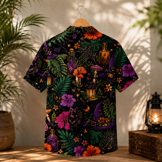 HW-640-Exquisite Minimalist Lounge Pajamas Boasting Hypnotic Haunted Illustrations And Extraordinary Refinement