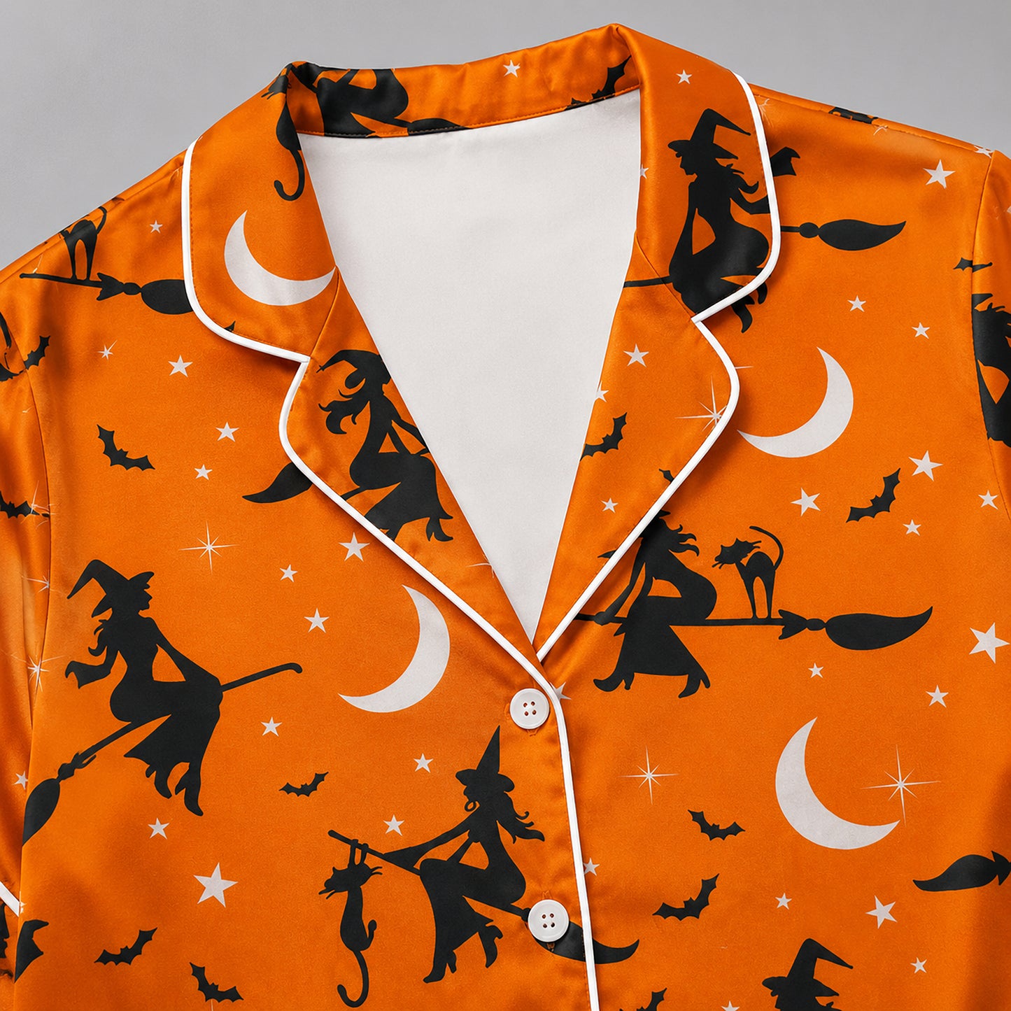 PJ-630-High End Boutique Sleepwear Boasting Exquisite Witchy Art And Seamless Pattern Integration