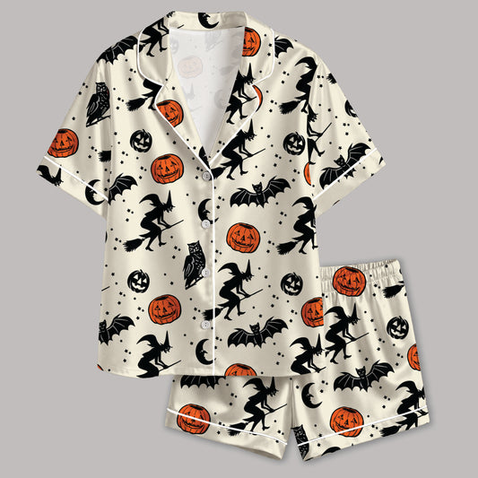 PJ-631-Elegant Sleep Sets Highlighted By Detailed Witchcraft Illustrations And Premium Construction
