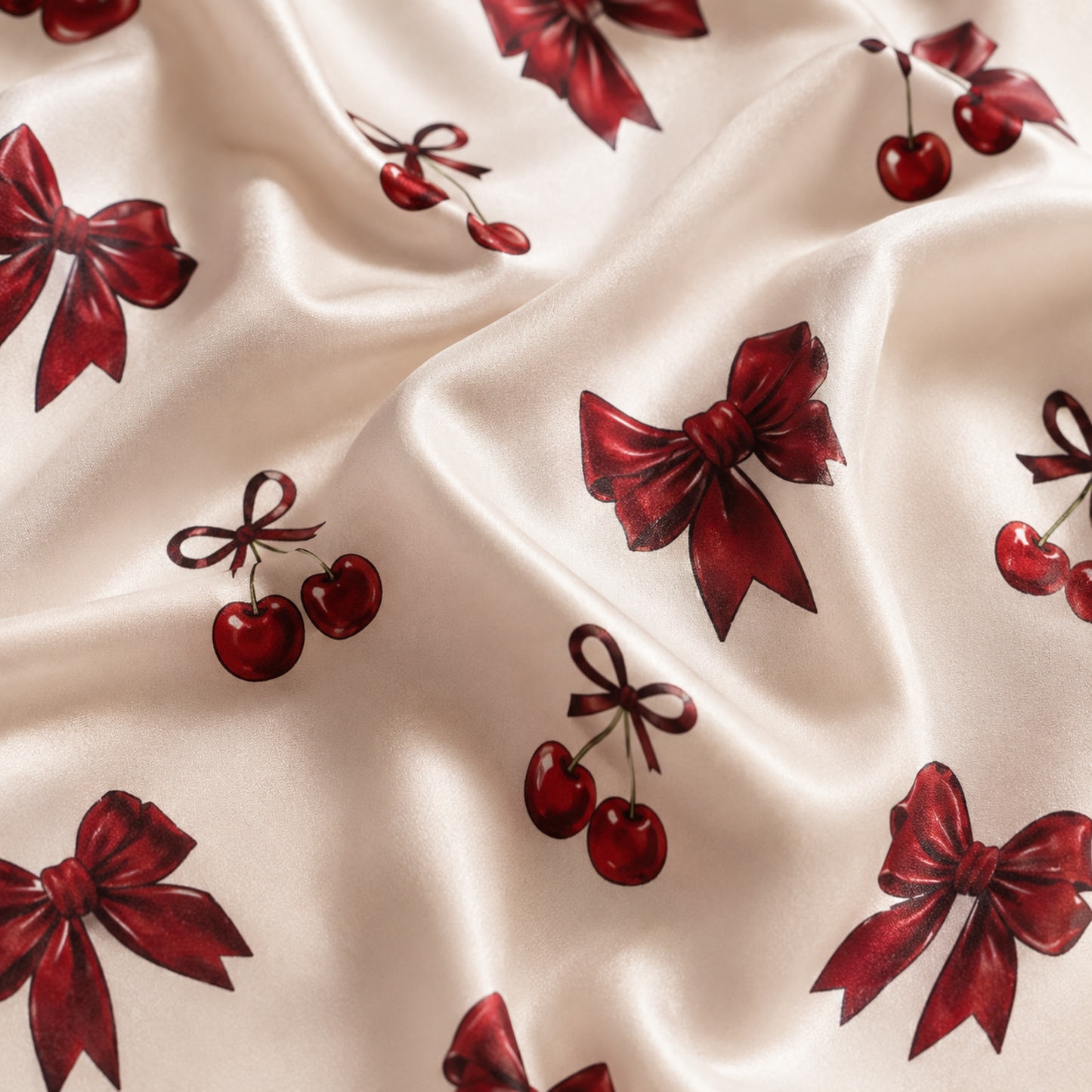 PJ-M241-Alabaster Graphic Pajama Apparel, Elegant Ribbon Motif Loungewear Sleepwear Collection Top Bottom Garments