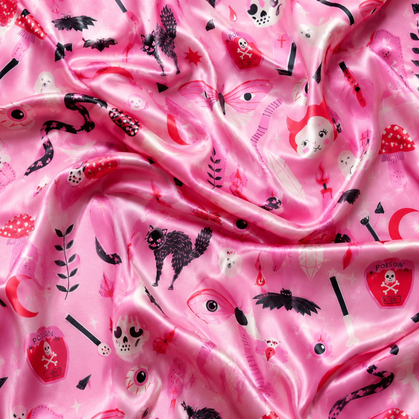 PJ-M245-Rose Halloween Aesthetic Pajama Apparel, Whimsical Occult Graphic Loungewear Sleepwear Collection Top Bottom Raiment