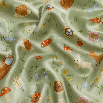 PJ-M263-Woodland Forest Animal Pajama Set Pattern Loungewear Sleepwear Collection Top Bottom Matching Clothing