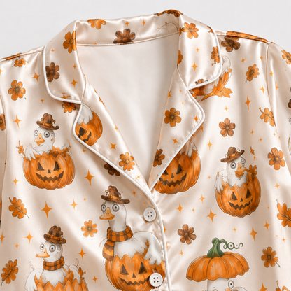PJ-M339-Spooky Yet Adorable Halloween Print Sleepwear Collection Designed For Ultimate Comfort During The Autumn Festive Season