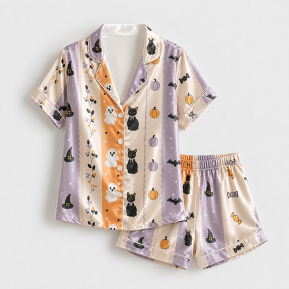 PJ-M366-Premium Artistic Mood Pajama Set With Impeccable Construction And A Deeply Atmospheric Aesthetic