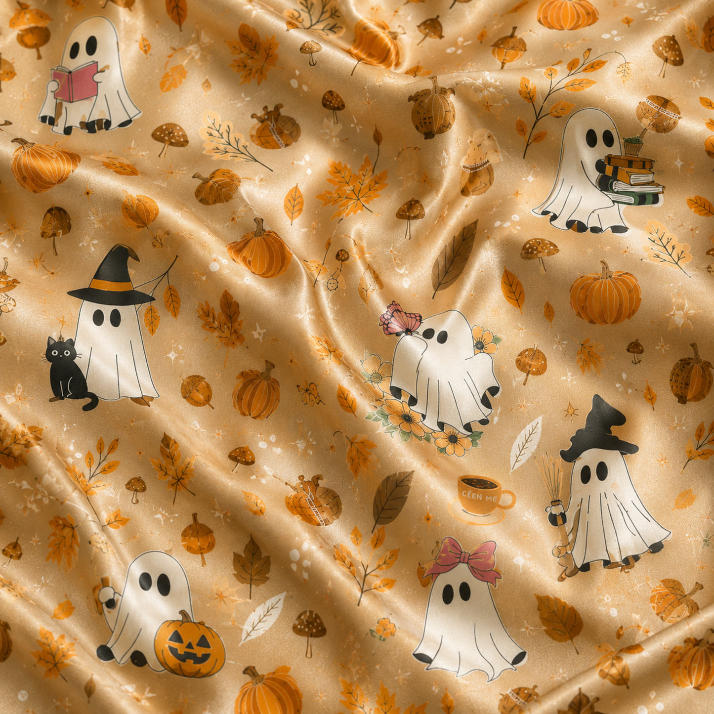 PJ-M369-Curated Seasonal Halloween Graphic Pajama Set Designed To Infuse Your Wardrobe With Artistic Flair